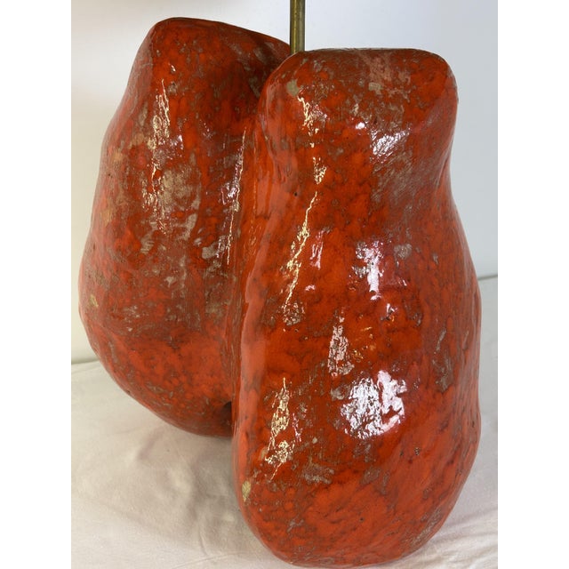 Ceramic Living Room Lamp by Lino Bersani, 1960s For Sale - Image 9 of 11