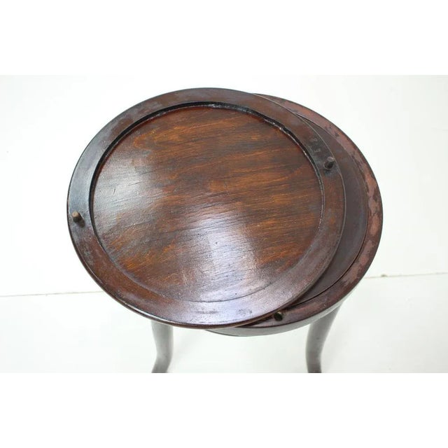 Wood Wooden Stool from Fischel, 1910s For Sale - Image 7 of 9