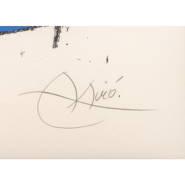 Paper Joan Miro "Lithograph Vi" Lithograph, 1975 For Sale - Image 7 of 10