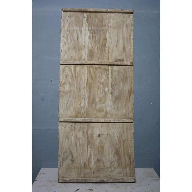 Vintage Hand-Carved Tree of Life Wooden Door Panel Wall Art 84x36 For Sale - Image 4 of 7