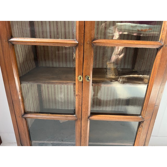 Antique Display Cabinets in Cherry Wood, 1800s, Set of 2 For Sale - Image 18 of 18