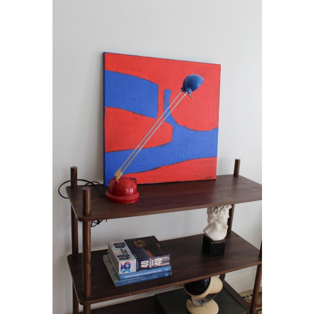 Bodasca, Red Shape, 2025, Acrylic on Canvas For Sale - Image 7 of 10