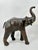 Brown Leather Elephant With Glass Eyes For Sale - Image 8 of 10