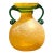 Vintage Italian Hand Blown Glass Vase For Sale