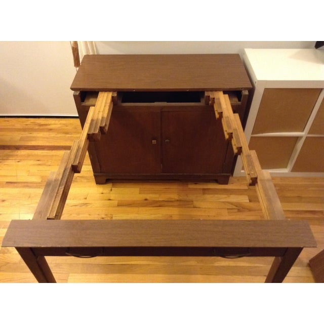 Mid-Century Modern Saginaw Expand-O-Matic Extending Dining Table For Sale - Image 3 of 8