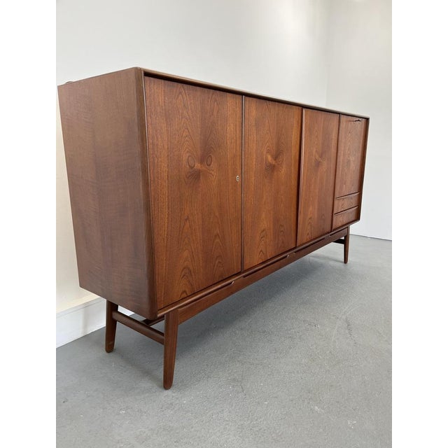 Arne Vodder Teak Sideboard by Arne Vodder for Sibast, 1960s For Sale - Image 4 of 17