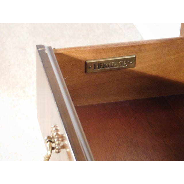 Drexel Flame Mahogany Serpentine 12-Drawer Chippendale Chest Dresser For Sale - Image 17 of 17