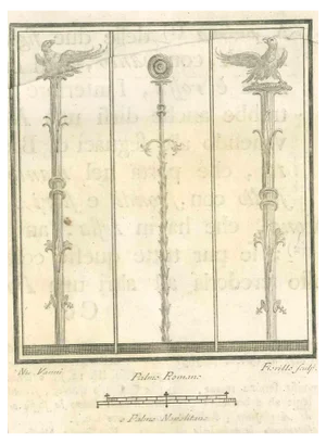 Nicola Fiorillo, Roman Fresco, 18th Century, Etching