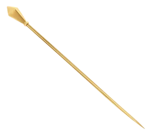 1930s 14k Yellow Gold Victorian Decorative Small Pin