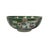 Japanese Vintage Oriental Imari Emerald Green Flora Landscape Porcelain Bowl Art For Sale - Image 3 of 9