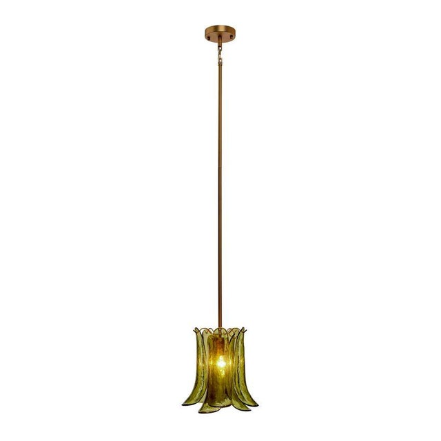 Jamie Young Cala Pendant in Green For Sale In Los Angeles - Image 6 of 7