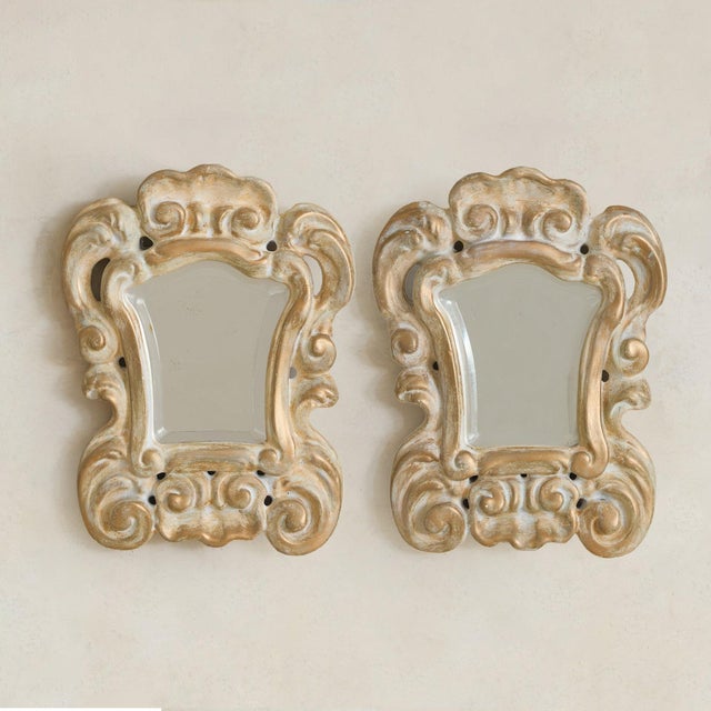 A small gesture of ornament, scaled for intimacy rather than grandeur. Just over a foot in height, this petite French wall...