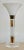 Vintage Lucite Brass Urn Table Lamp Frosted Glass Shade, 1960s For Sale - Image 4 of 5