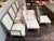 Textile Restoration Hardware Heston Dining Table + Eight Linen Dining Chairs, Set For Sale - Image 7 of 12