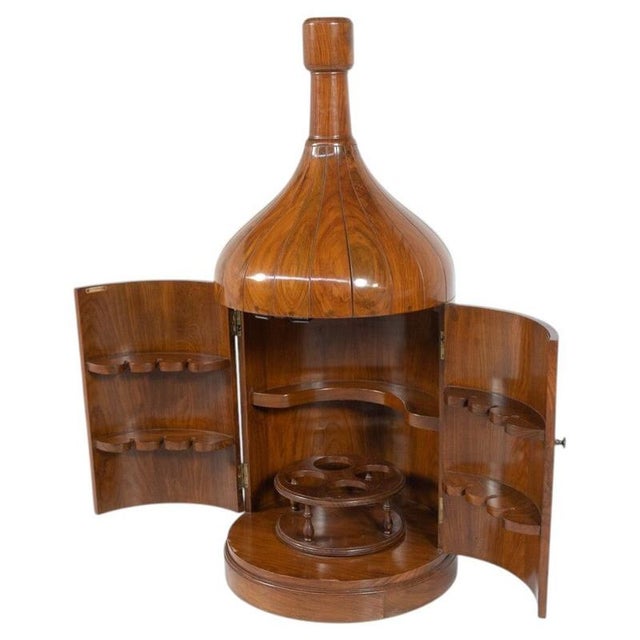 Mid-Century Bar Cabinet in Wood, Italy, 1960s For Sale - Image 15 of 15
