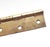 Pair of Vintage 1.875 X 3 In. Brass Plated Steel Cabinet Door Hinges For Sale - Image 4 of 5