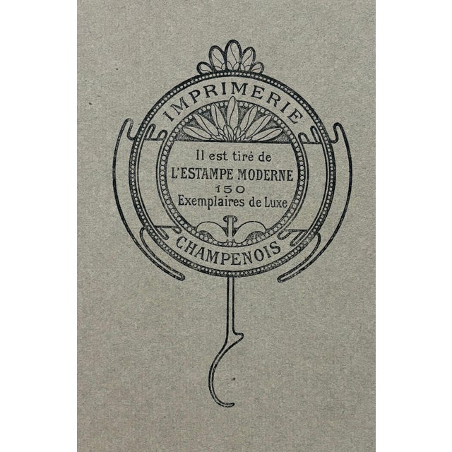 Mucha, Cover for l'Estampe Moderne, 1899, Lithograph For Sale - Image 4 of 9