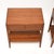 Wood Vintage Bedside Tables from Loughborough, 1950s, Set of 2 For Sale - Image 7 of 11