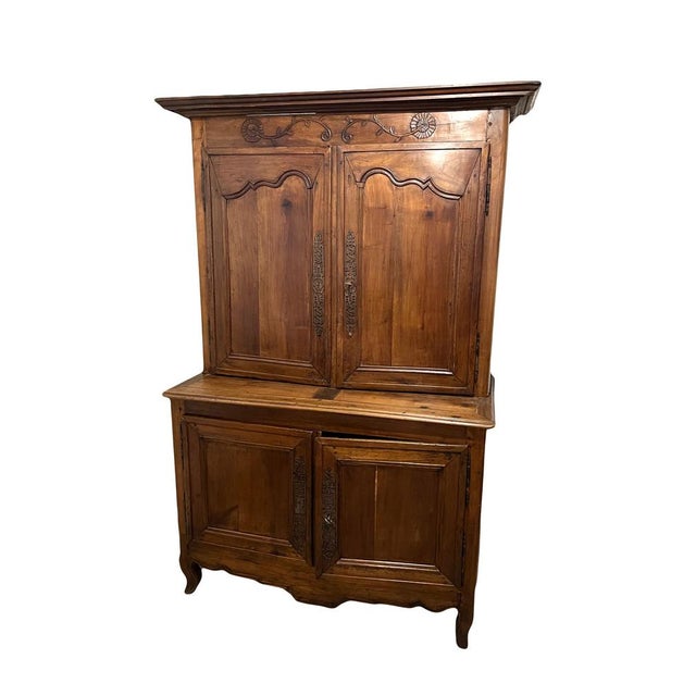 Antique Walnut Farm Buffet For Sale - Image 12 of 12
