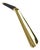 Vintage Brass Shoehorn with Leather Handle by Carl Auböck, Vienna, 1950s For Sale