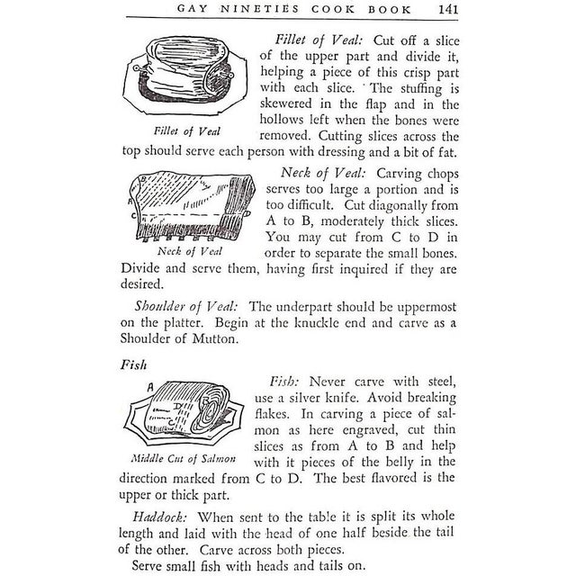 "Gay Nineties Cook Book" 1946 Dietz, F. Meredith and August Jr. For Sale - Image 10 of 10