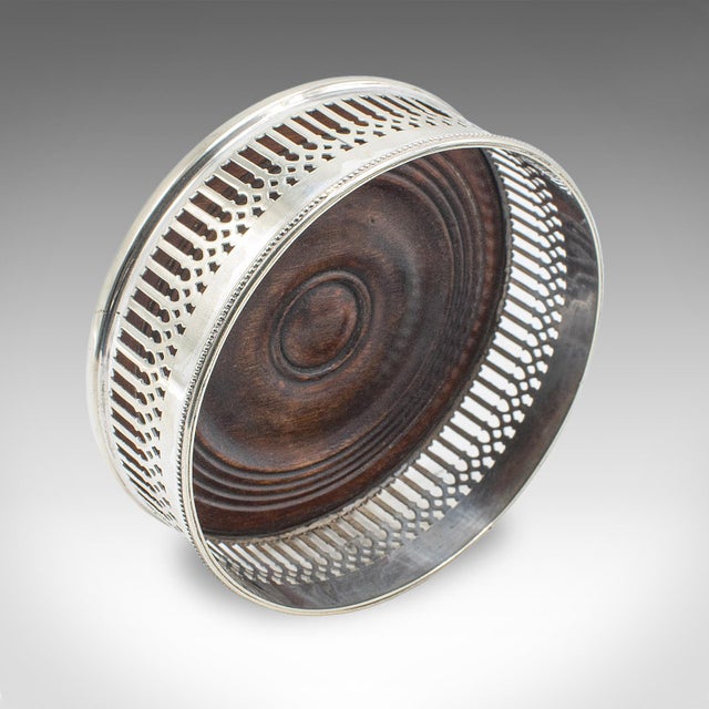English Large Diameter Antique Wine Bottle Coaster, English, Champagne Magnum, Jeroboam For Sale - Image 3 of 9