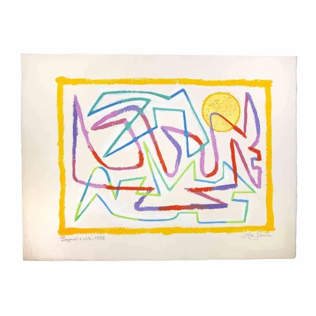 Segnali e sole is an original Contemporary artwork realized in 1988 by the Italian Contemporary artist Leo Guida (1992 -...