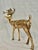 Mid 20th Century Cast Brass Reindeer Buck Candleholder For Sale - Image 4 of 10