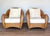 French Coastal Boho Bamboo and Rattan Conservatory Studio Armchairs, 1970s, Set of 2 For Sale - Image 12 of 18