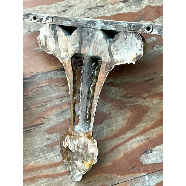 Vintage Regency Italian Hand Carved Brackets. - A Pair For Sale - Image 4 of 7