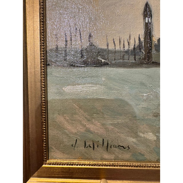 2020s 20th Century Oil on Canvas Venice For Sale - Image 5 of 7