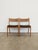 1960s Pair of Vintage Danish Modern Oak Dining Chairs Attributed to Korup For Sale - Image 5 of 7