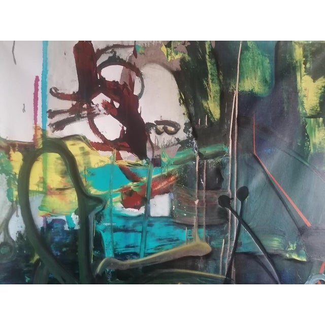 Plastic Stefano Mazzolini, Odessa, 2023, Acrylic & Oil on Canvas For Sale - Image 7 of 16