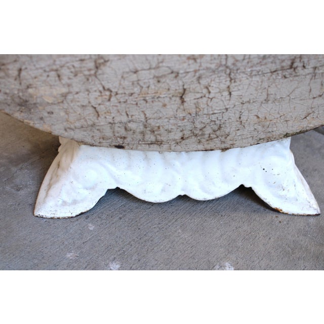 1890 Antique French Cast Iron Fireplace Coal Hod/Garden Planter For Sale - Image 4 of 4