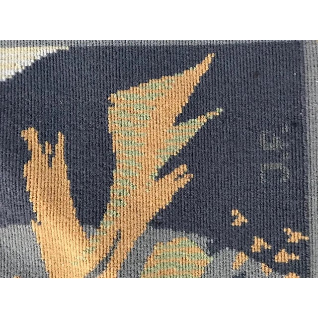 French Modern Tapestry Attributed to Hervé Lelong For Sale - Image 8 of 10