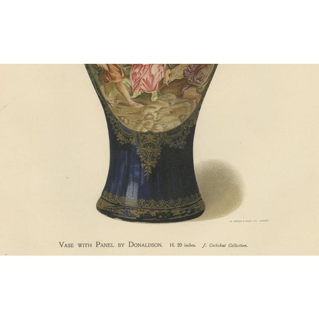Worcester Porcelain Vases by Donaldson, 1910, Set of 2 For Sale - Image 11 of 12