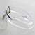 Mid-Century Modern Transparent Lucite Plexiglass Bangle Bracelet with Anodized Aluminum Belt Buckle For Sale - Image 3 of 15