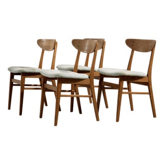 Model 210 Dining Chairs by Thomas Harlev for Farstrup Møbler, 1960s, Set of 4 For Sale