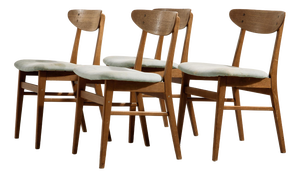 Model 210 Dining Chairs by Thomas Harlev for Farstrup Møbler, 1960s, Set of 4