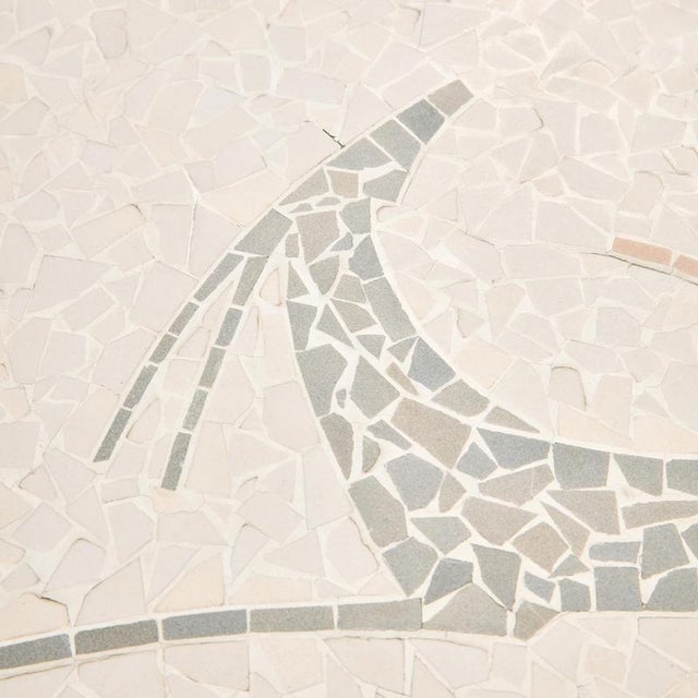 Metal Vintage Mosaic-Topped Coffee Table, 1960s For Sale - Image 7 of 10