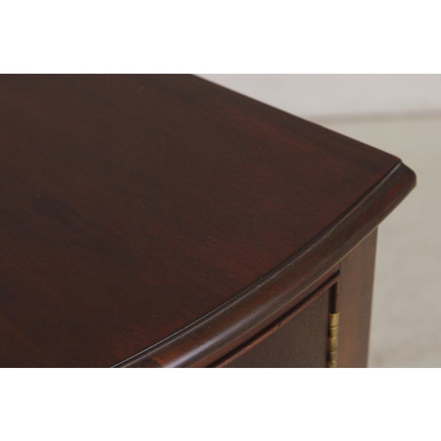 Baker Historic Charleston Demilune Mahogany Server Console For Sale - Image 11 of 13