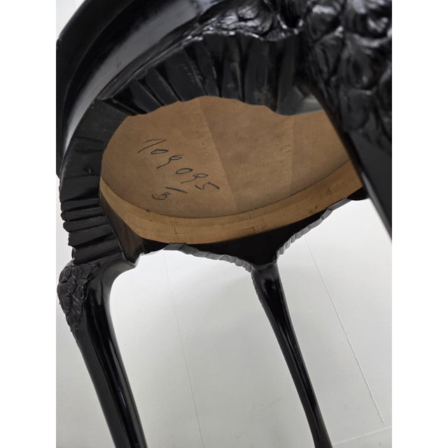 Rococo Hollywood Regency Side Table with Eagle Carvings, 1940s For Sale - Image 3 of 10
