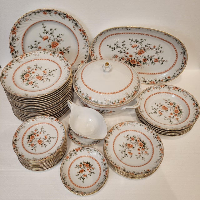 Porcelain Tableware from Quinta Nova, Portugal, 1960s, Set of 43 For Sale - Image 4 of 18