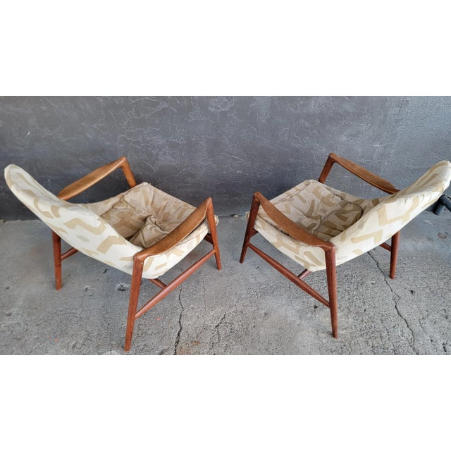 Adolf Relling and Rolf Rastad Pair Teak Danish Modern Lounge Chairs by Adopf Relling & Rolf Rastad For Sale - Image 4 of 11