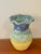 Ceramic Colorful Scalloped Vase For Sale - Image 7 of 8