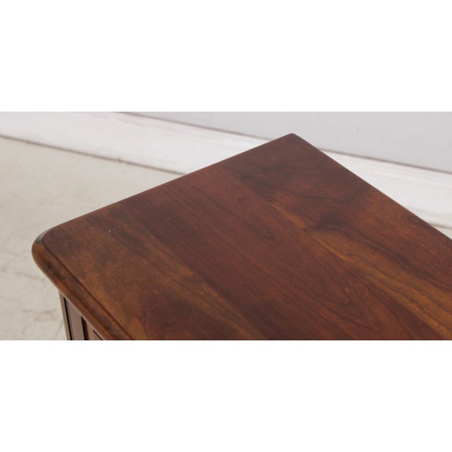Country French 2 Drawer 2 Door Cherry Server For Sale - Image 11 of 15