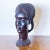 Early 20th Century Large Hand-Carved Bust of African Woman in Wood For Sale - Image 10 of 10