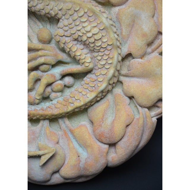 Gothic Tudor Lindwurm Dragon Relief in Farran Stone, 2000 For Sale - Image 4 of 14