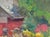 2000 - 2009 Garden House by Mikael Olson | Oil on board Painting of a house surrounded by a garden. For Sale - Image 5 of 5