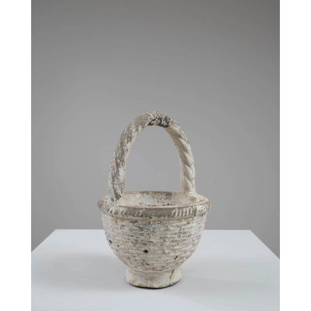 French 20th Century French Concrete Planter For Sale - Image 3 of 6